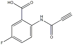 5-fluoro-2-(propioloylamino)benzoic acid 구조식 이미지