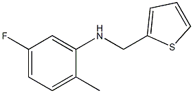 5-fluoro-2-methyl-N-(thiophen-2-ylmethyl)aniline 구조식 이미지