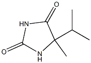 5-isopropyl-5-methylimidazolidine-2,4-dione Structure