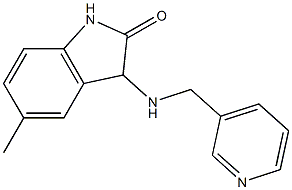 5-methyl-3-[(pyridin-3-ylmethyl)amino]-2,3-dihydro-1H-indol-2-one 구조식 이미지