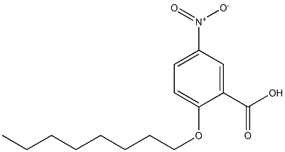 5-nitro-2-(octyloxy)benzoic acid Structure