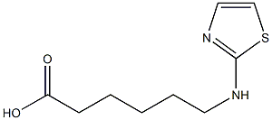 6-(1,3-thiazol-2-ylamino)hexanoic acid 구조식 이미지