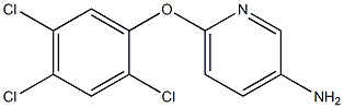 6-(2,4,5-trichlorophenoxy)pyridin-3-amine 구조식 이미지