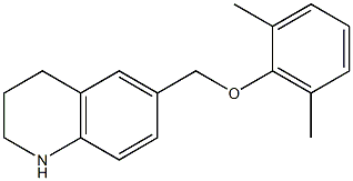 6-(2,6-dimethylphenoxymethyl)-1,2,3,4-tetrahydroquinoline Structure