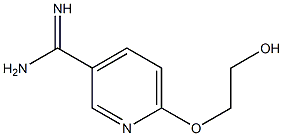 6-(2-hydroxyethoxy)pyridine-3-carboximidamide 구조식 이미지