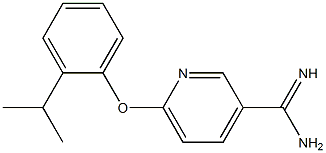 6-(2-isopropylphenoxy)pyridine-3-carboximidamide 구조식 이미지