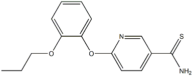 6-(2-propoxyphenoxy)pyridine-3-carbothioamide 구조식 이미지