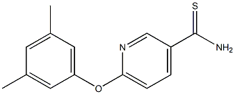 6-(3,5-dimethylphenoxy)pyridine-3-carbothioamide Structure