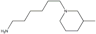 6-(3-methylpiperidin-1-yl)hexan-1-amine 구조식 이미지