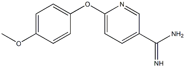 6-(4-methoxyphenoxy)pyridine-3-carboximidamide 구조식 이미지