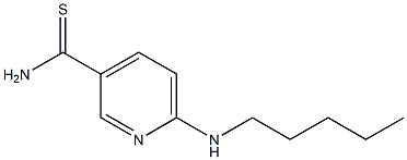 6-(pentylamino)pyridine-3-carbothioamide 구조식 이미지