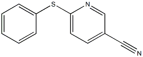 6-(phenylsulfanyl)pyridine-3-carbonitrile 구조식 이미지