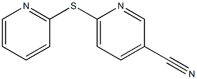 6-(pyridin-2-ylsulfanyl)pyridine-3-carbonitrile 구조식 이미지