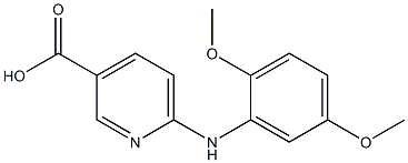 6-[(2,5-dimethoxyphenyl)amino]pyridine-3-carboxylic acid Structure