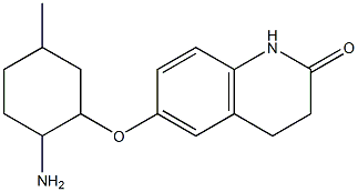 6-[(2-amino-5-methylcyclohexyl)oxy]-3,4-dihydroquinolin-2(1H)-one Structure