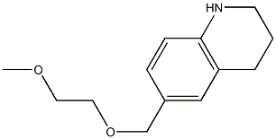 6-[(2-methoxyethoxy)methyl]-1,2,3,4-tetrahydroquinoline 구조식 이미지