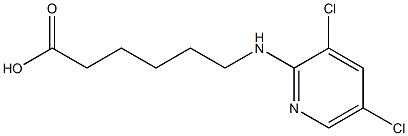 6-[(3,5-dichloropyridin-2-yl)amino]hexanoic acid Structure
