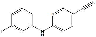 6-[(3-iodophenyl)amino]pyridine-3-carbonitrile Structure