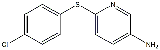 6-[(4-chlorophenyl)sulfanyl]pyridin-3-amine 구조식 이미지