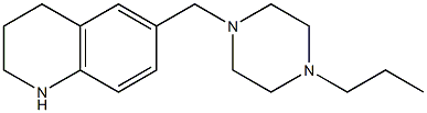 6-[(4-propylpiperazin-1-yl)methyl]-1,2,3,4-tetrahydroquinoline Structure