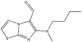 6-[butyl(methyl)amino]imidazo[2,1-b][1,3]thiazole-5-carbaldehyde Structure