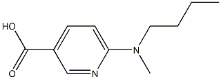 6-[butyl(methyl)amino]pyridine-3-carboxylic acid Structure