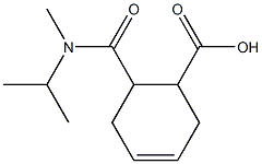 6-{[isopropyl(methyl)amino]carbonyl}cyclohex-3-ene-1-carboxylic acid Structure