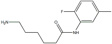 6-amino-N-(2-fluoro-5-methylphenyl)hexanamide Structure