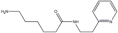 6-amino-N-(2-pyridin-2-ylethyl)hexanamide 구조식 이미지