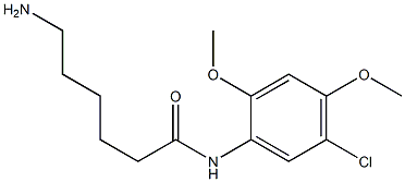 6-amino-N-(5-chloro-2,4-dimethoxyphenyl)hexanamide Structure