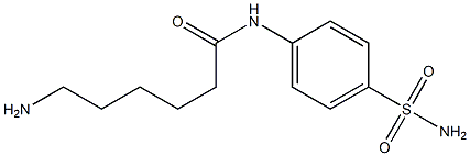 6-amino-N-[4-(aminosulfonyl)phenyl]hexanamide Structure