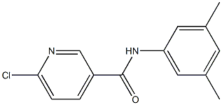 6-chloro-N-(3,5-dimethylphenyl)pyridine-3-carboxamide Structure