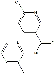 6-chloro-N-(3-methylpyridin-2-yl)pyridine-3-carboxamide Structure