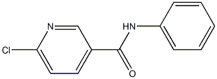 6-chloro-N-phenylpyridine-3-carboxamide 구조식 이미지