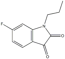 6-fluoro-1-propyl-2,3-dihydro-1H-indole-2,3-dione Structure
