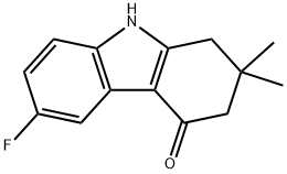 6-fluoro-2,2-dimethyl-2,3,4,9-tetrahydro-1H-carbazol-4-one Structure