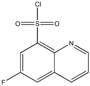 6-fluoroquinoline-8-sulfonyl chloride 구조식 이미지