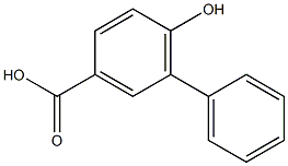 6-hydroxy-1,1'-biphenyl-3-carboxylic acid 구조식 이미지