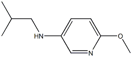 6-methoxy-N-(2-methylpropyl)pyridin-3-amine 구조식 이미지