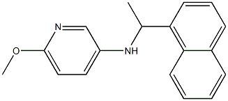 6-methoxy-N-[1-(naphthalen-1-yl)ethyl]pyridin-3-amine 구조식 이미지