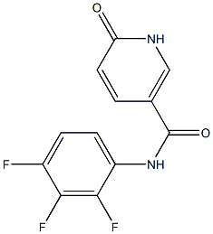 6-oxo-N-(2,3,4-trifluorophenyl)-1,6-dihydropyridine-3-carboxamide Structure