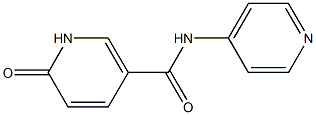 6-oxo-N-(pyridin-4-yl)-1,6-dihydropyridine-3-carboxamide 구조식 이미지