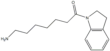 7-(2,3-dihydro-1H-indol-1-yl)-7-oxoheptan-1-amine Structure