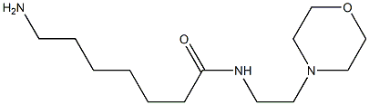 7-amino-N-(2-morpholin-4-ylethyl)heptanamide Structure