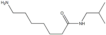 7-amino-N-isobutylheptanamide 구조식 이미지