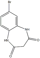 7-bromo-1H-1,5-benzodiazepine-2,4(3H,5H)-dione 구조식 이미지