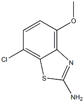 7-chloro-4-methoxy-1,3-benzothiazol-2-amine Structure