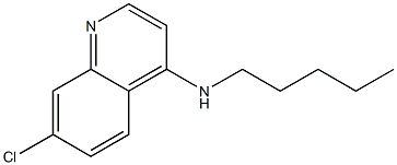 7-chloro-N-pentylquinolin-4-amine Structure