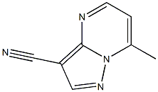 7-methylpyrazolo[1,5-a]pyrimidine-3-carbonitrile Structure