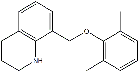 8-(2,6-dimethylphenoxymethyl)-1,2,3,4-tetrahydroquinoline Structure